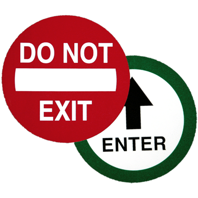 CE-713 Do Not Exit / Enter Decal