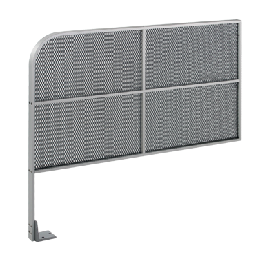 CE-808 Mesh Panel - Aluminum Guide Rail