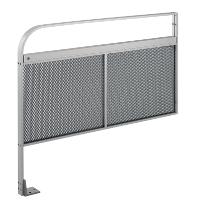 CE-814-E Sensor Beam - Mesh Panel - Aluminum Guide Rail